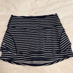 Athleta Women's Navy Striped Athletic Skirt